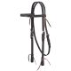 Royal King Barbed Wire Tooled Browband Headstall