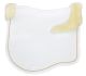 Estate Fleece Dressage Saddlecloth - White