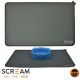 Scream SILICONE FOOD MAT Grey 50x31cm