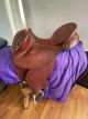Australian Leather Stock Saddle New.  Hand made