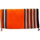 Saddle Blanket Fluro Orange Black And White