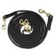 Oregon Draw Reins with BP Snap - Black