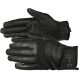 HZ Lds Leather Mesh Gloves Black