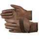 HZ Lds Leather Mesh Gloves Brown