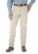 MENS COWBOY CUT ORIGINAL JEAN PREWASHED TAN 36'' LEG