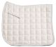 Diamante Trim Dressage Saddle Cloth - White