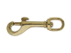 BRASS ROUND EYE SWIVEL SNAPHOOKS