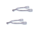 Ladies German spurs with smooth rowel 30mm