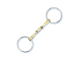 LOOSE RING SNAFFLE DOUBLE BROKEN