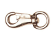 Nickel Plated Round Swivel Eye Bull Snaphook